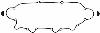 Valve Cover Gaskets PermaDry Molded Rubber 2.6L G6 - image 1