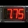 Mega Dial Black Panel Chrome board/red LED - image 3