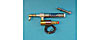 CO2 Standard Throttle Control/Starting Line Control For Solid Rod Linkage 1/4"-28 Thread - image 1