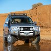 3415120B Winch Bumper w/ Fit Kit Fits Select Toyota Land Cruiser [Black Finish] - image 2