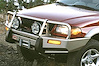 3435010B Winch Bumper w/ Fit Kit Fits Select Mitsubishi Montero Sport [Black Finish] - image 1