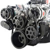 S-Drive Complete Serpentine Pulley Drive System Black Anodized Big Block Chevy - image 1