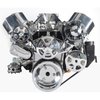 S-Drive Complete Serpentine Pulley Drive System Clear Anodized Big Block Chevy - image 1