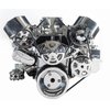 S-Drive Complete Serpentine Pulley Drive System Matte Black Big Block Chevy - image 1