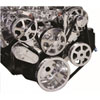 S-Drive Complete Serpentine Pulley Drive System Polished Small Block Chevy - image 1