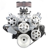 S-Drive Complete Serpentine Pulley Drive System Clear Anodized LS - image 1