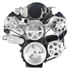 S-Drive Complete Serpentine Pulley Drive System Clear Anodized LS - image 1