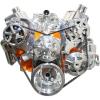 V-Drive Complete Serpentine Pulley Drive System Clear Anodized Small Block Chevy - image 1
