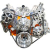 V-Drive Complete Serpentine Pulley Drive System Clear Coat Small Block Chevy - image 1