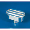 BREATHER PUSH-IN OVAL ALUM FINNED POLISH