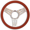 STEERING WHEEL APEX POL/BLK GRIP - image 1