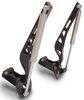 MS147-83MB Billet Aluminum Kinetic Hood Hinges for 1979-1993 Ford Mustang w/Stock Steel Hood [Matte Black Fusioncoat Finish] - image 2