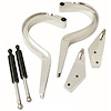 Billet Trunk Hinges 1966-67 Chevy II, Nova - image 1