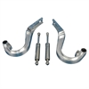 TRUNK HINGES 64-65 CHEVELLE MATTE BLACK - image 1