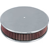 AIR CLEANER 14 ROUND SMOOTH POLISHED - image 1