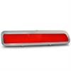 Billet Taillight Bezel and Lens Assembly for 1969 Camaro [Clear Anodized Finish] - image 1