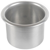 DRINK HOLDER SPUN ALUM MED 3-3/8 CLR AN