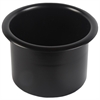 DRINK HOLDER SPUN ALUM MED 3-3/8 MATBLK