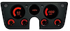 MSINT-222R LED Digital Bargraph Gauge Panel for 1967-1972 Chevrolet C/K Series Truck [Red] - image 1