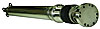 2005-Up Mustang GT 4.6L V8 2007-Up Mustang Shelby GT500 5.4L V8 3.5" Diameter Aluminum Driveshaft - image 1