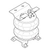 Ride-Rite Air Spring Kit 1993-1996 GM GP30 Heavy Duty Class A Motorhome