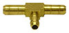 3/8 X 3/8 X 1/4 BR TEE Package of 25 - image 1