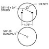 25C 1/4NPTOFF 2ST/ 1BN - image 2
