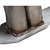 Upright Header for Small Block Chevy Engine Swap Applications [Natural] - image 3