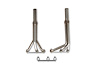 11585FLT Upright Derby-Style Headers for GM 2.8, 3.1, 3.4L V6 Engines w/Round Exhaust Ports [409 Stainless Steel] - image 1