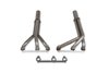 11585FLT Upright Derby-Style Headers for GM 2.8, 3.1, 3.4L V6 Engines w/Round Exhaust Ports [409 Stainless Steel] - image 3