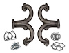 Ram"s Horn Exhaust Manifolds Raw (Uncoated) - image 1
