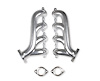 Cast Iron Exhaust Manifolds for GM Gen III, IV LS Engines [Silver Ceramic Finish]