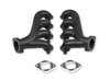Cast Iron Exhaust Manifolds for GM Gen III, IV LS Engines [Black Ceramic Finish] - image 2
