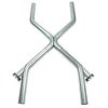Universal X-Pipe with Electric Cutouts Includes wiring harness with actuator and all necessary hardware - image 2