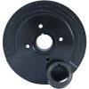 Harmonic Balancer for GM 6.2L/6.5L Diesel 1982-1993 [External Balance, 8 in., Black Zinc]