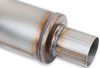 FlowMonster Straight-Through Muffler Round Case Center In/Center Out: 2.500 in. - image 3