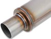 FlowMonster Straight-Through Muffler Round Case Center In/Center Out: 2.500 in. - image 4