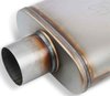 FlowMonster Straight-Through Muffler Oval Case Center In/Center Out: 3 in. - image 3