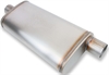FlowMonster Straight-Through Muffler Oval Case Center In/Offset Out: 2.500 in. - image 1