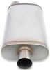 FlowMonster Straight-Through Muffler Oval Case Center In/Offset Out: 2.500 in. - image 2