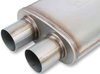 FlowMonster Straight-Through Muffler Oval Case Dual In/Dual Out: 2.500 in. - image 4
