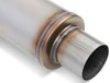 FlowMonster Straight-Through Muffler Round Case Center In/Center Out: 3 in. - image 3