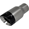 Brushed Stainless Steel Exhaust Tip Clamp-On - image 1
