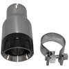 Brushed Stainless Steel Exhaust Tip Clamp-On - image 3