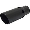 Black Ceramic Coated Stainless Steel Exhaust Tip Clamp-On - image 1