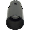 Black Ceramic Coated Stainless Steel Exhaust Tip Clamp-On - image 2