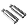 Polished Stainless Steel Exhaust Tips Clamp-On - image 3