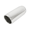 Polished Stainless Steel Exhaust Tip Weld-On - image 1