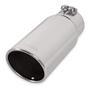 Clamp-On Polished Stainless Steel Exhaust Tip - image 1