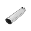 Polished Stainless Steel Exhaust Tip Clamp-On - image 1